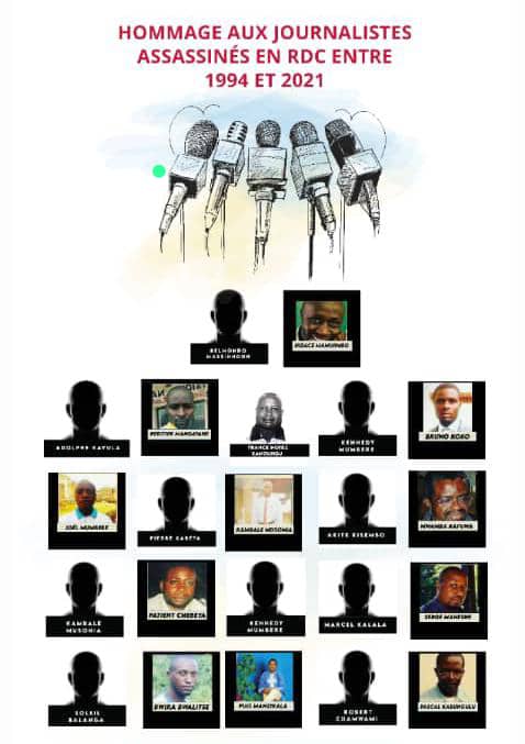 75e anniversaire de la DUDH: L'ACOFEPE rend hommage aux 22 Journalistes victimes de violations des Droits de l'homme et appelle à la reconnaissance nationale 
