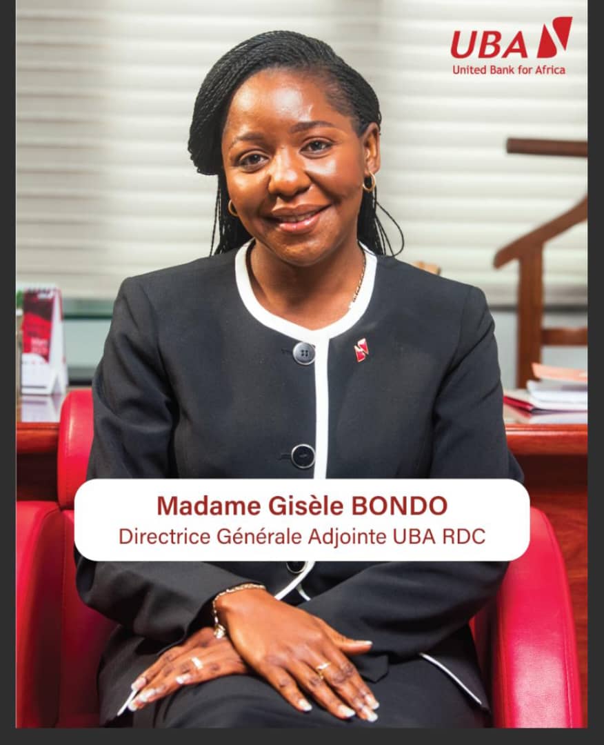 Leadership Féminin Gisèle Bondo Nommée Directrice Générale Adjointe De La Banque Uba Rdc 