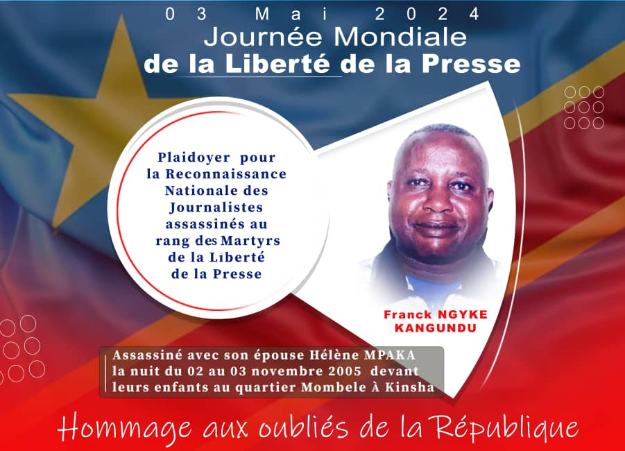 10ème Congrès Électif de l'UNPC : Les professionnels des médias aborderont-ils la question du plaidoyer pour la reconnaissance des 22 journalistes assassinés en RDC entre 1994 et 2021 ?