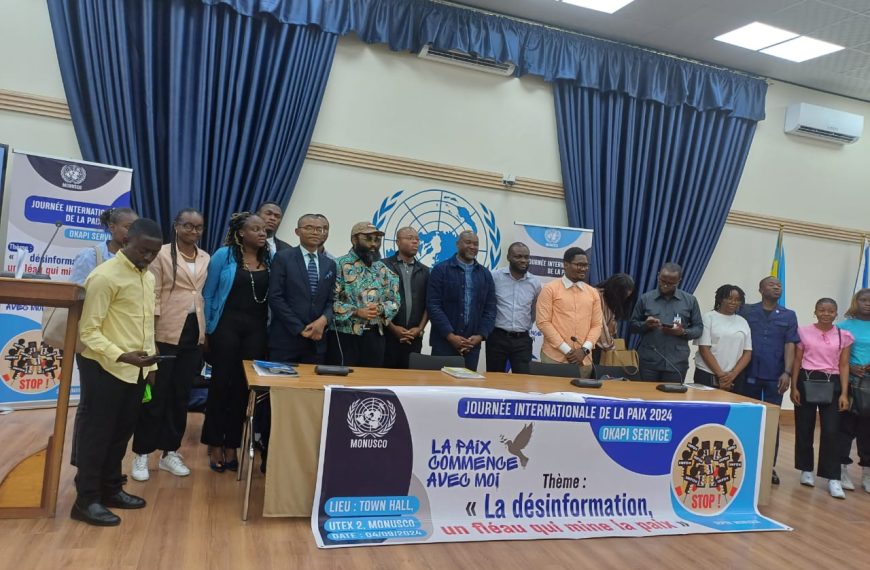 Kinshasa : La MONUSCO sensibilise les jeunes étudiants congolais à la lutte contre la désinformation